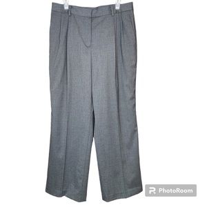 NWT 346 Brooks Brothers Woman’s Wool Blend Plus Size Wide Leg Dress Pants
